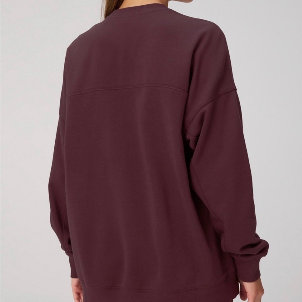 Fabletics Plum Crewneck Sweatshirt - Picture 2 of 7